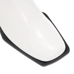 Walk London Abbey Zip Up Cuban Heel Boot White Online