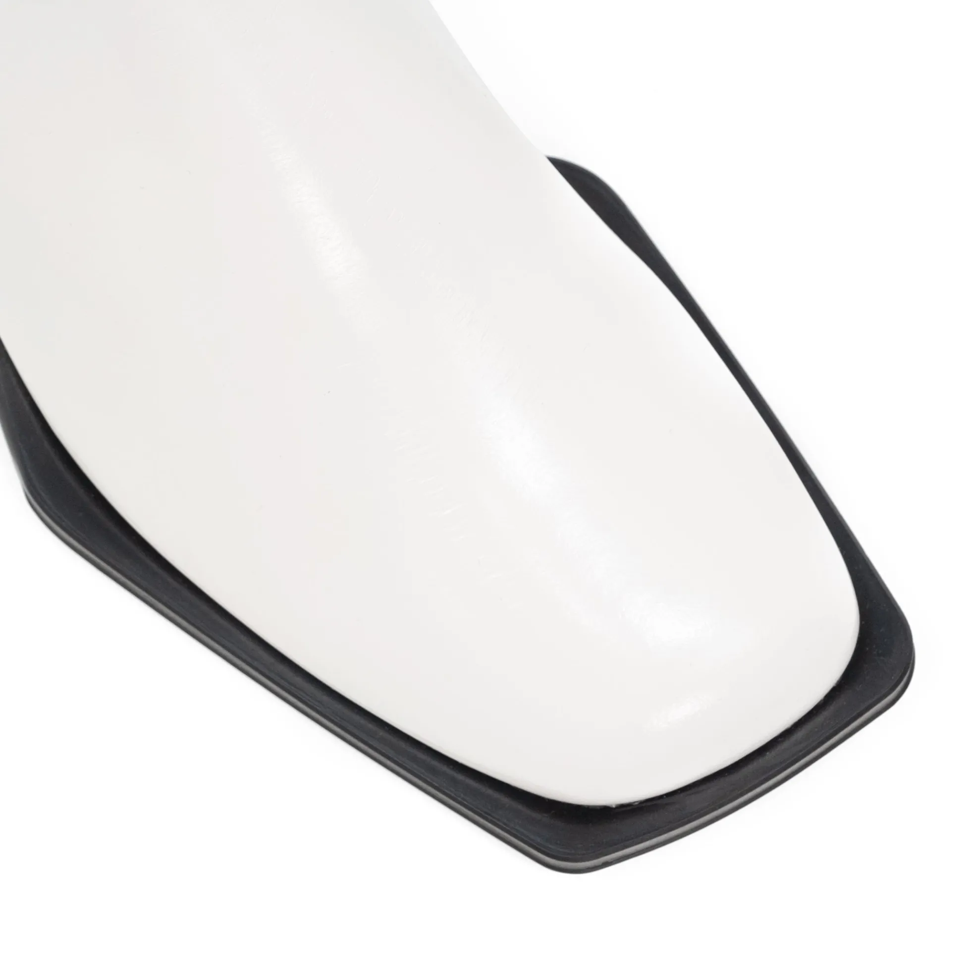 Walk London Abbey Zip Up Cuban Heel Boot White Online