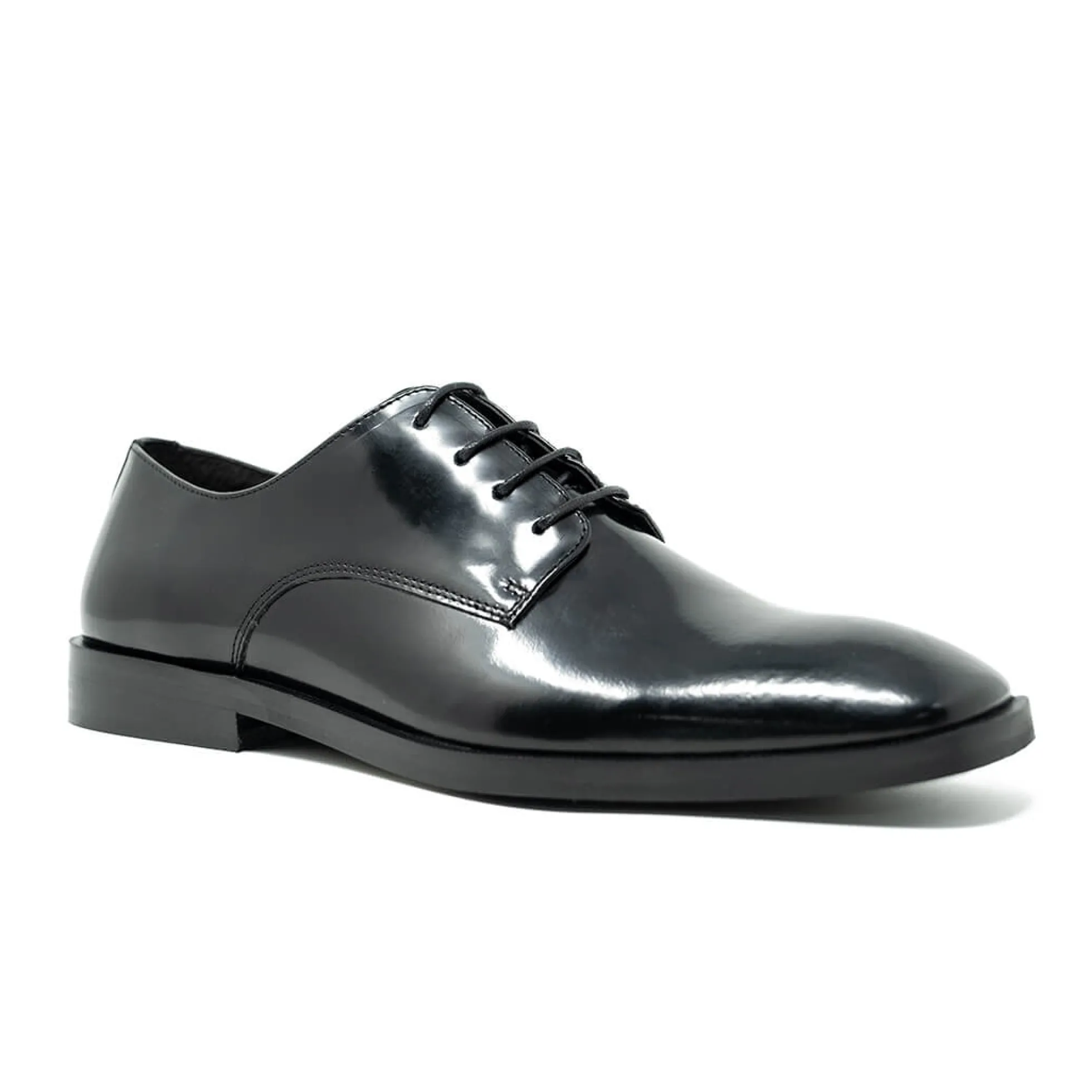 Walk London Alex Derby Shoe Black Leather Online