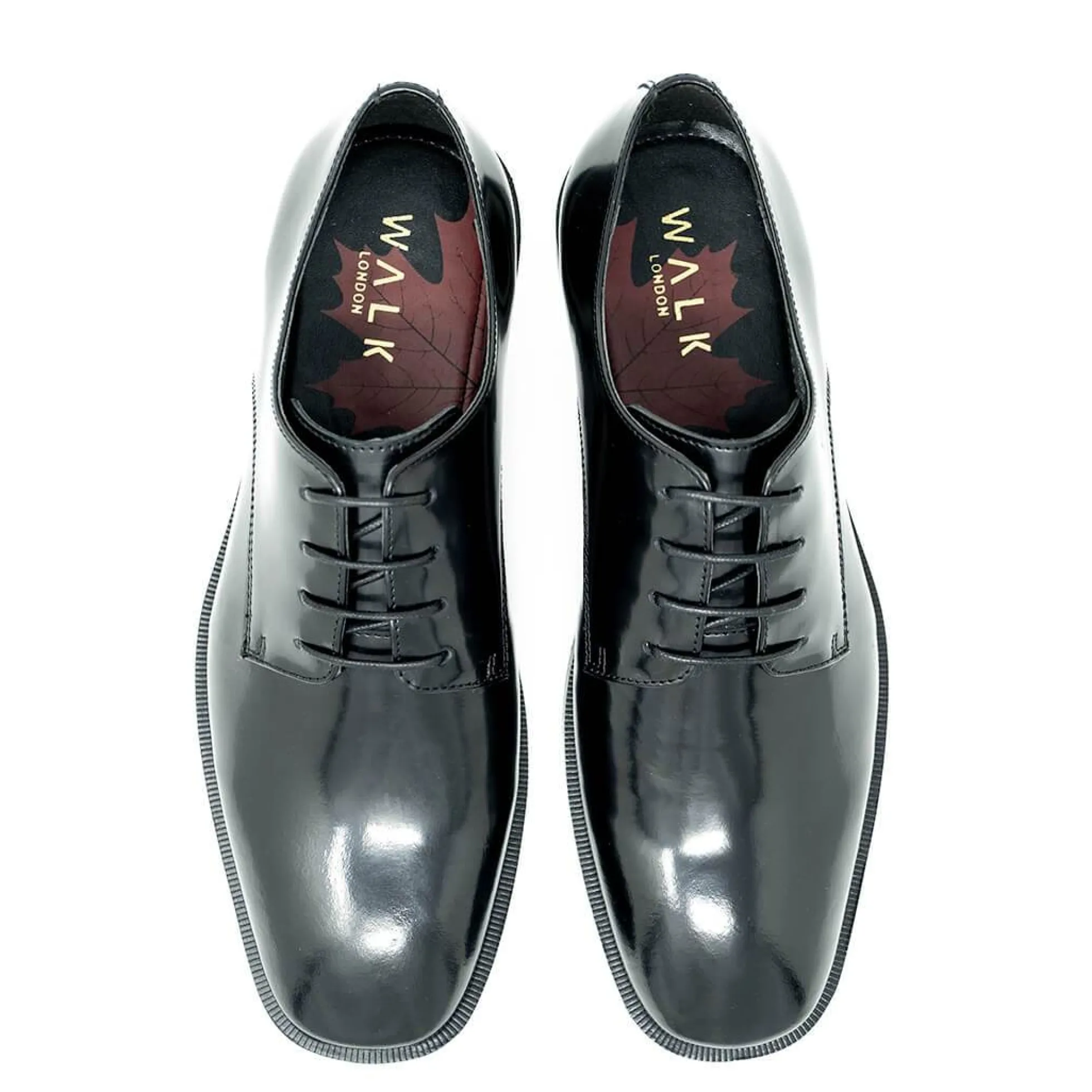 Walk London Alex Derby Shoe Black Leather Online