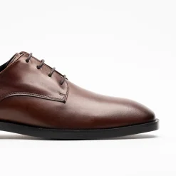 Walk London Alex Derby Shoe Brown Leather Discount
