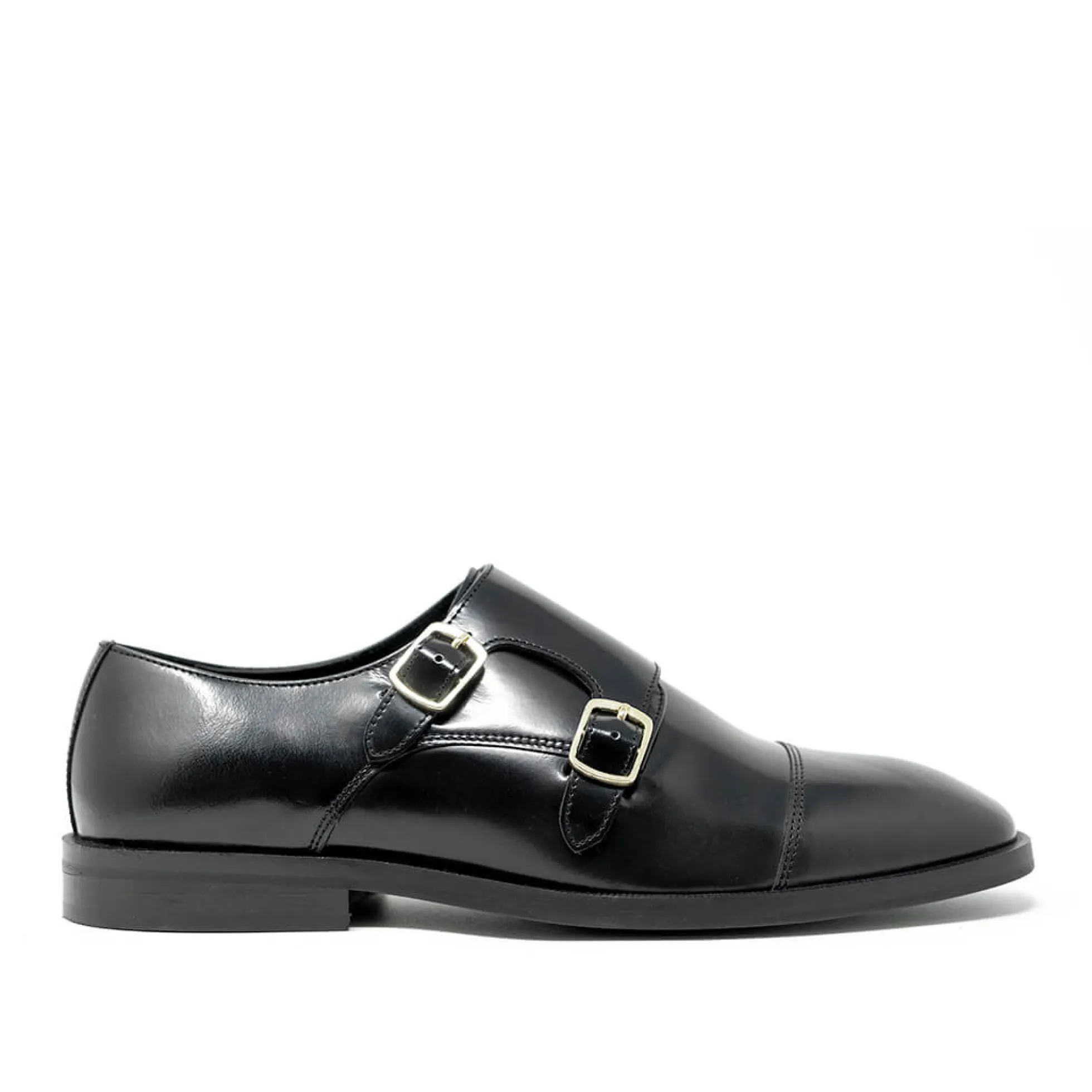 Walk London Alex Monk Strap Shoe Black Online