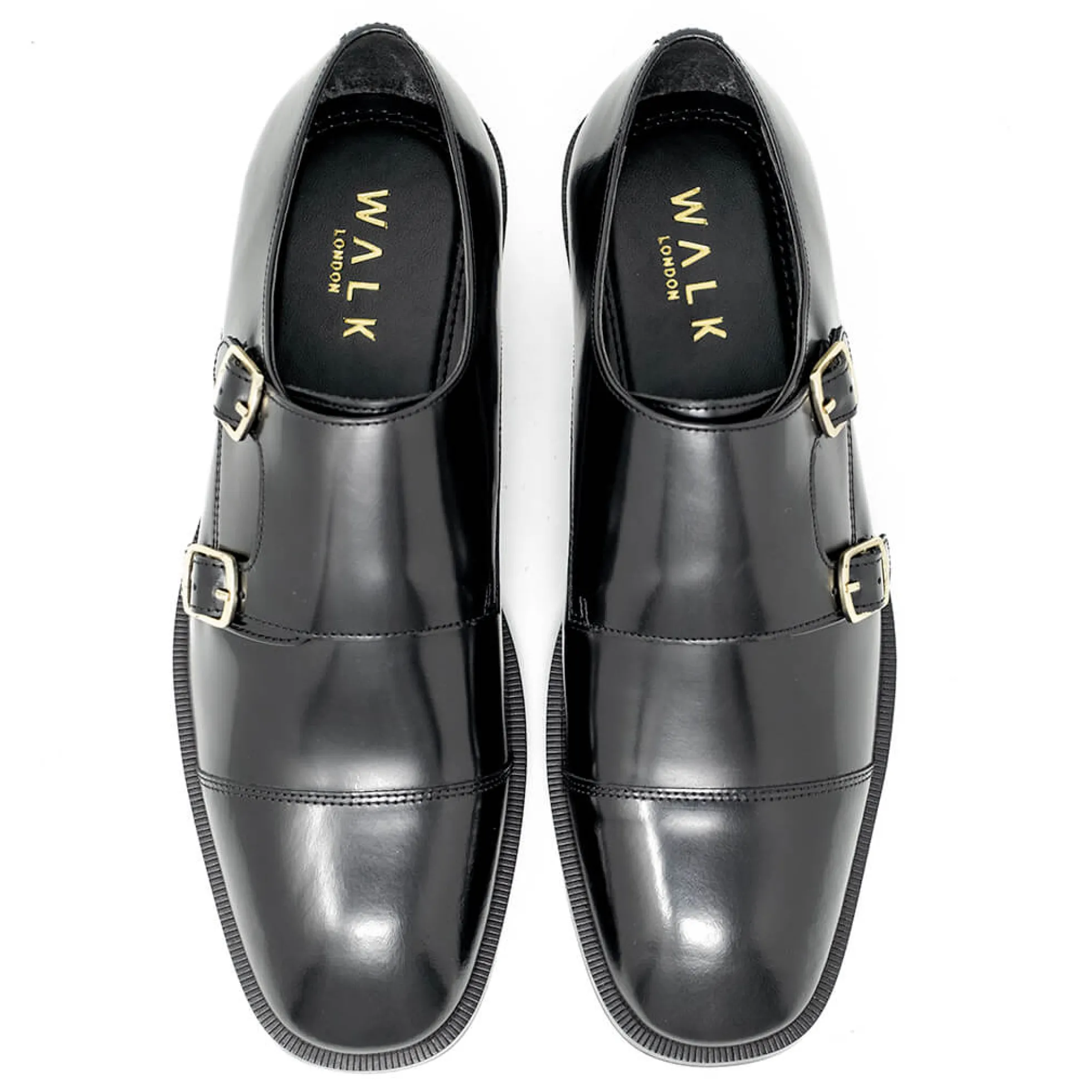 Walk London Alex Monk Strap Shoe Black Online