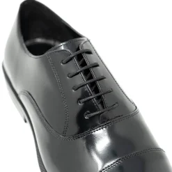 Walk London Alex Oxford Toe Cap Shoe Black Cheap