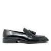 Walk London Alex Tassel Loafer Black Patent Leather Outlet