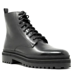 Walk London Astoria Lace Up Boot Black New