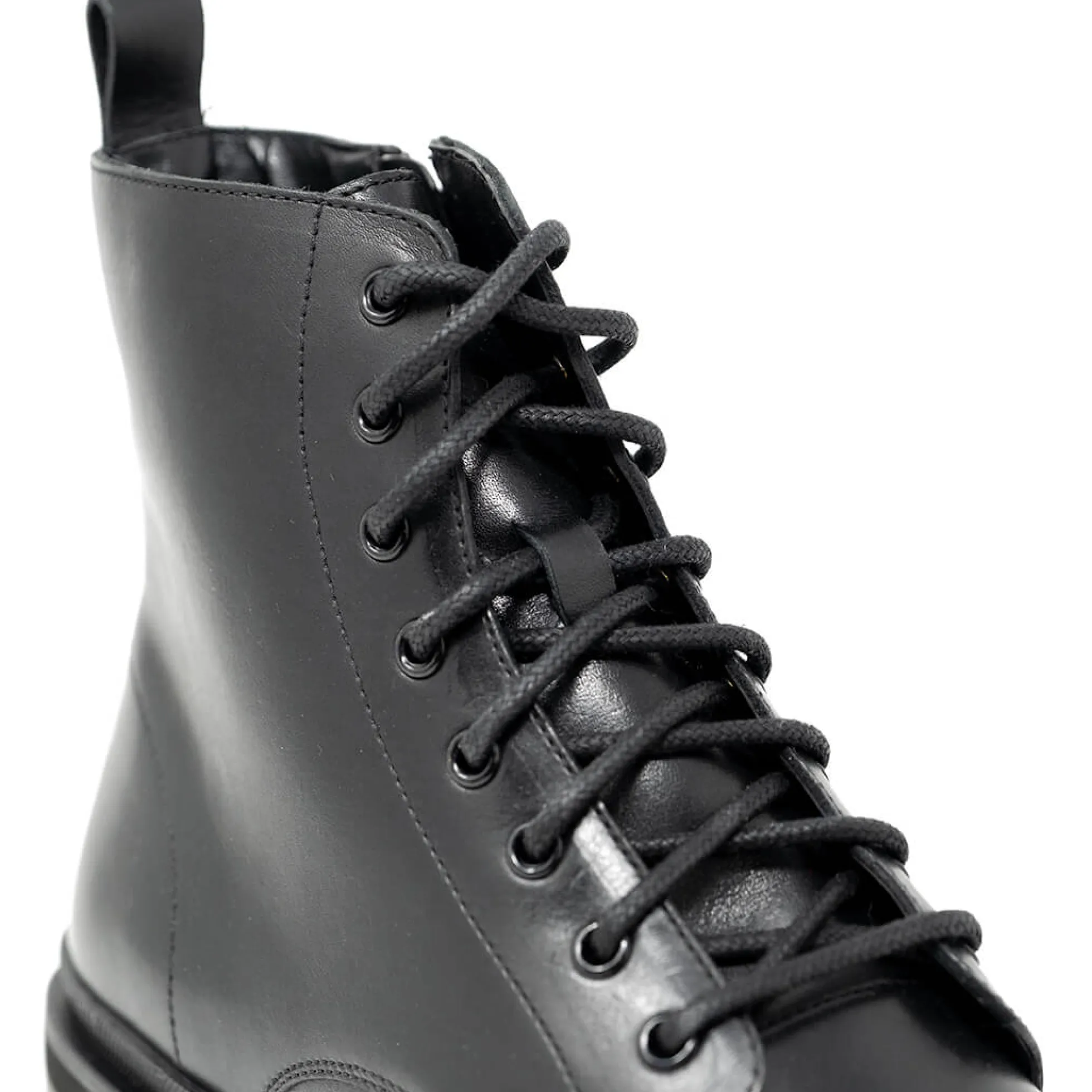 Walk London Astoria Lace Up Boot Black New