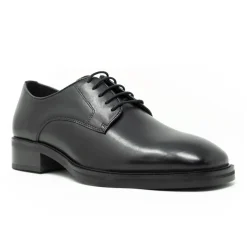 Walk London Austin Derby Shoe Black New