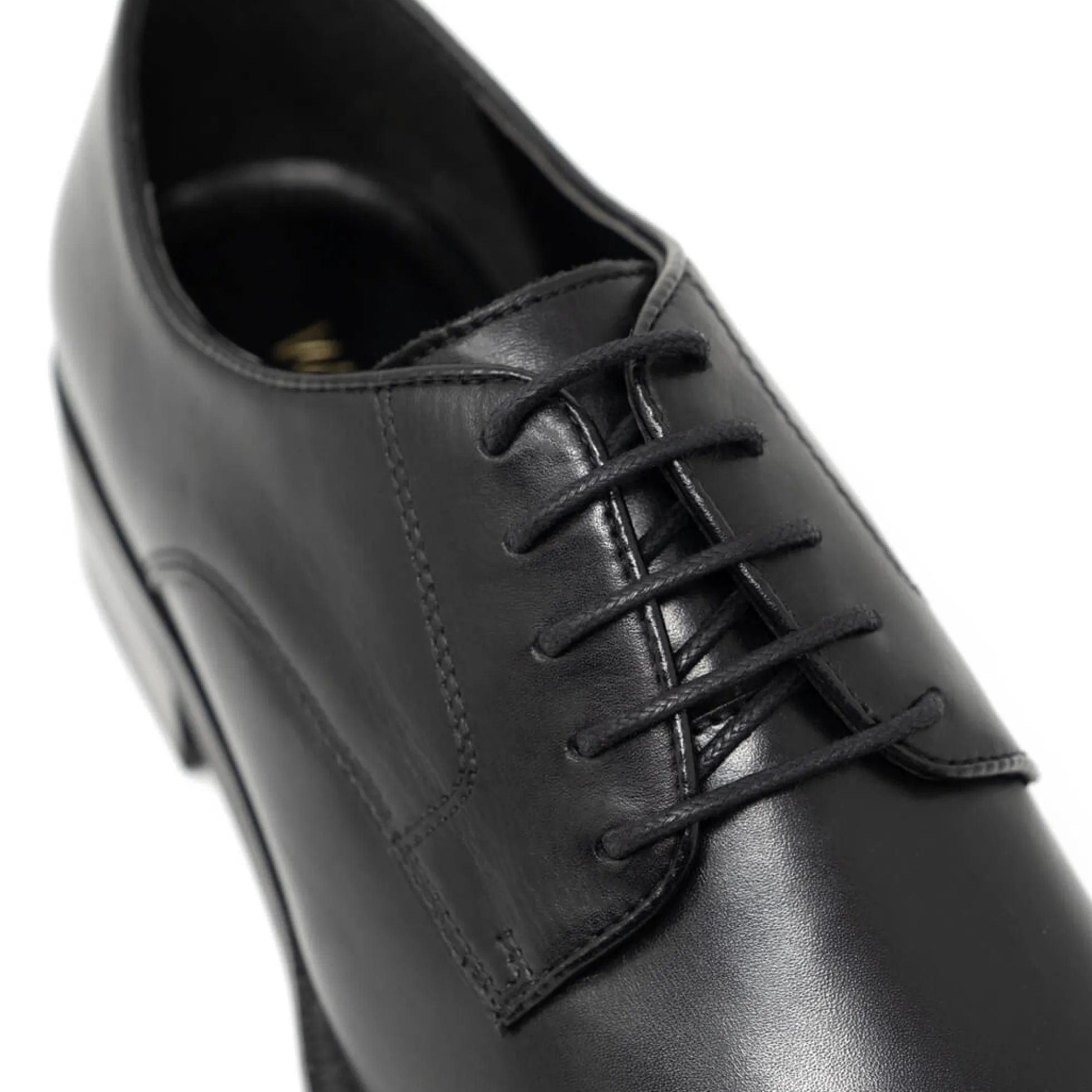 Walk London Austin Derby Shoe Black New