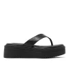 Walk London Berlin Toe Post Sandal Black Online