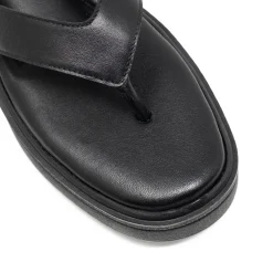 Walk London Berlin Toe Post Sandal Black Online
