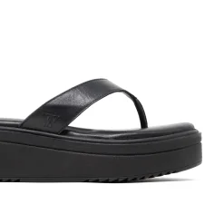 Walk London Berlin Toe Post Sandal Black Online