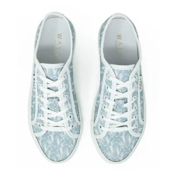 Walk London Boulevard Monogram Trainer Blue Outlet