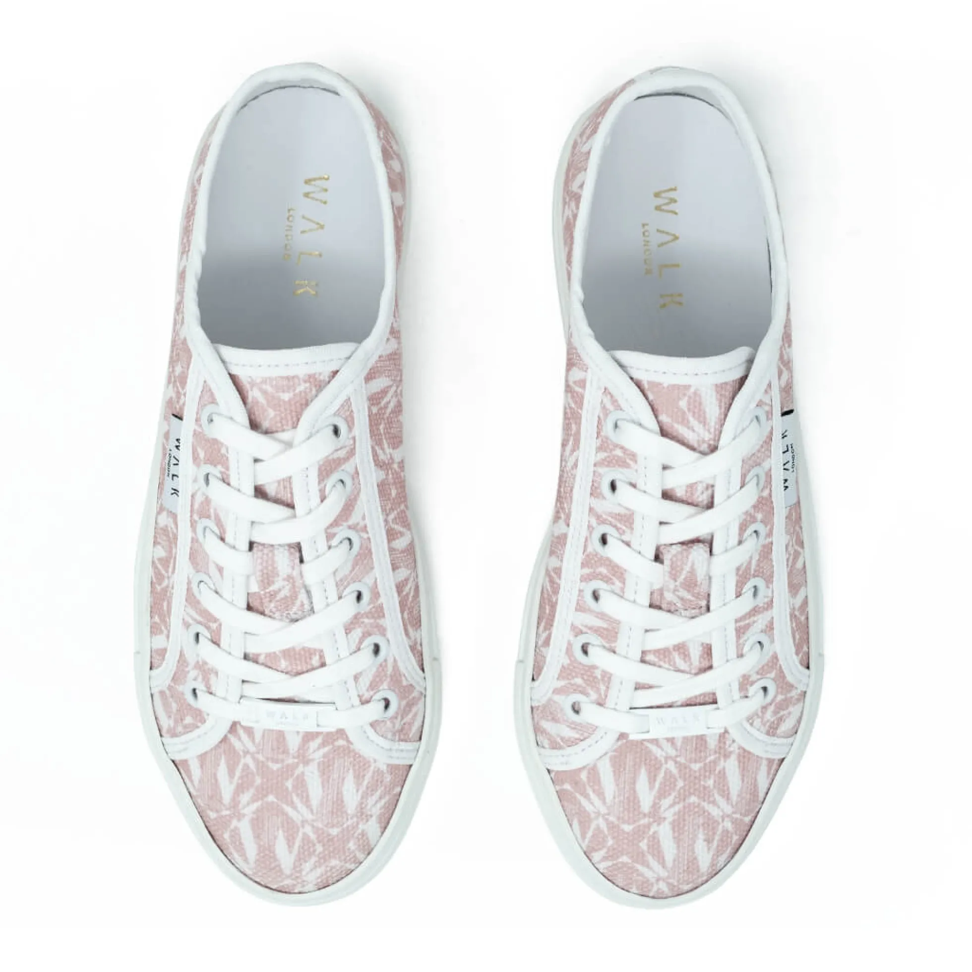 Walk London Boulevard Monogram Trainer Pink Cheap