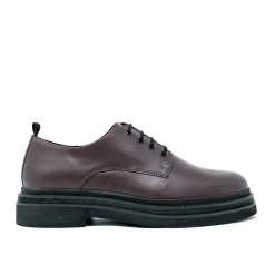 Walk London Brooklyn Derby Shoe Burgundy Cheap