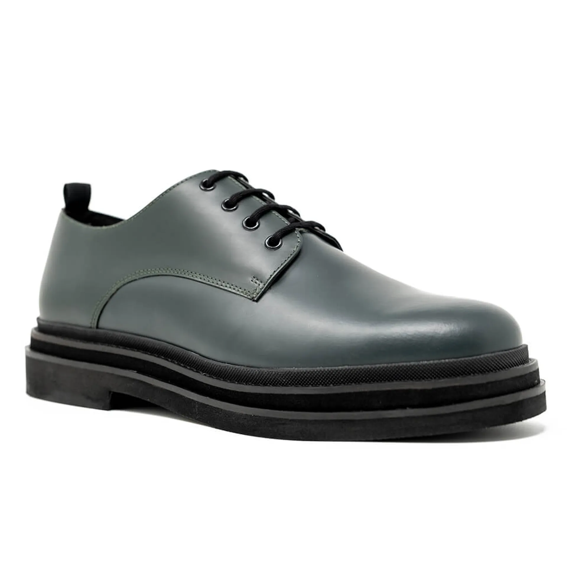 Walk London Brooklyn Derby Shoe Green Sale
