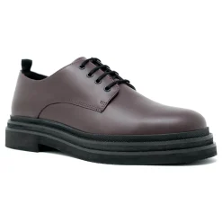 Walk London Brooklyn Derby Shoe Burgundy Cheap