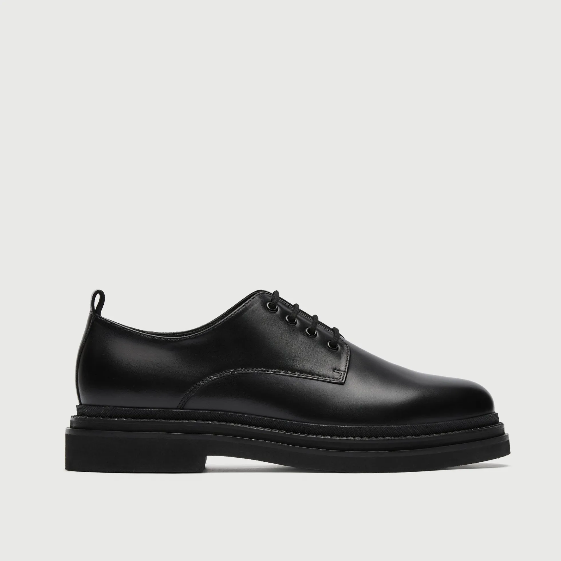 Walk London Brooklyn Derby Shoe Black Shop