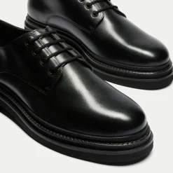 Walk London Brooklyn Derby Shoe Black Shop