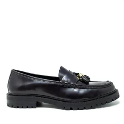 Walk London Campus Tassel Loafer Burgundy Outlet