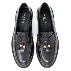 Walk London Campus Tassel Loafer Burgundy Outlet