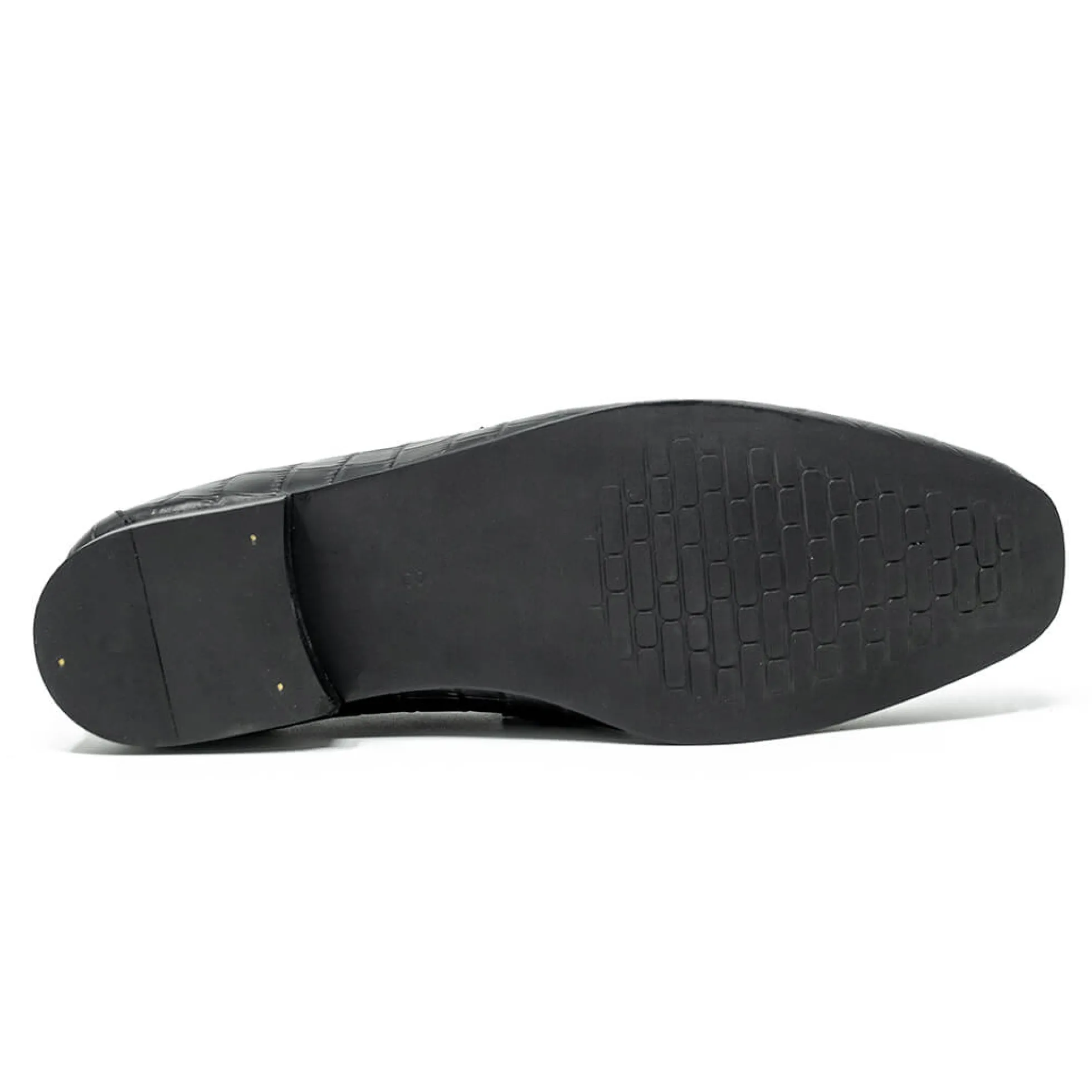 Walk London Capri Embossed Saddle Loafer Black Best Sale