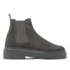 Walk London Club Chelsea Boot Grey Nubuck Clearance