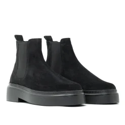 Walk London Club Chelsea Boot Black Nubuck Best