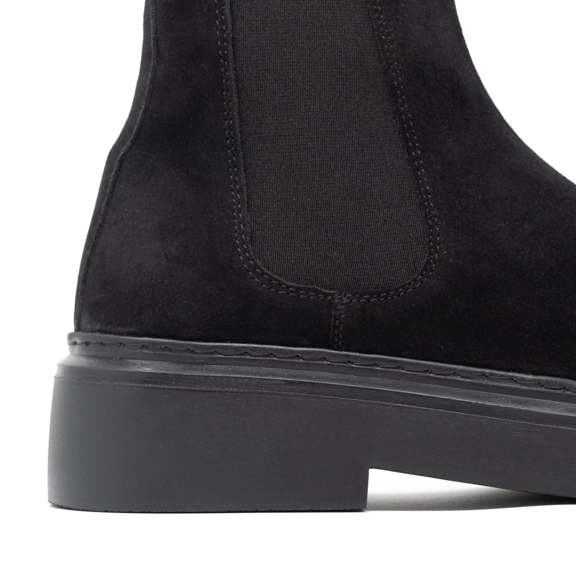 Walk London Club Chelsea Boot Black Nubuck Best
