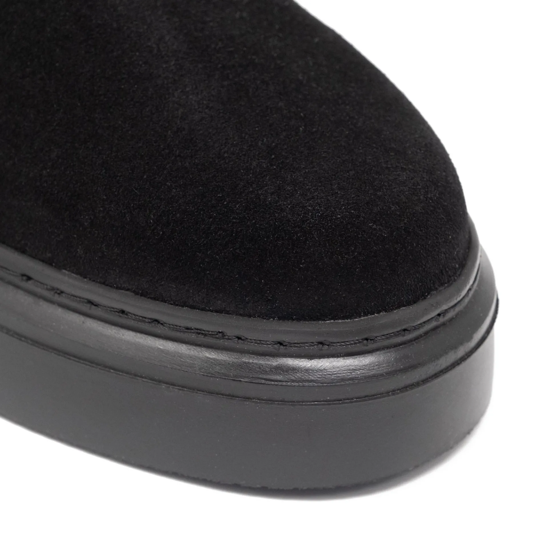 Walk London Club Chelsea Boot Black Nubuck Best