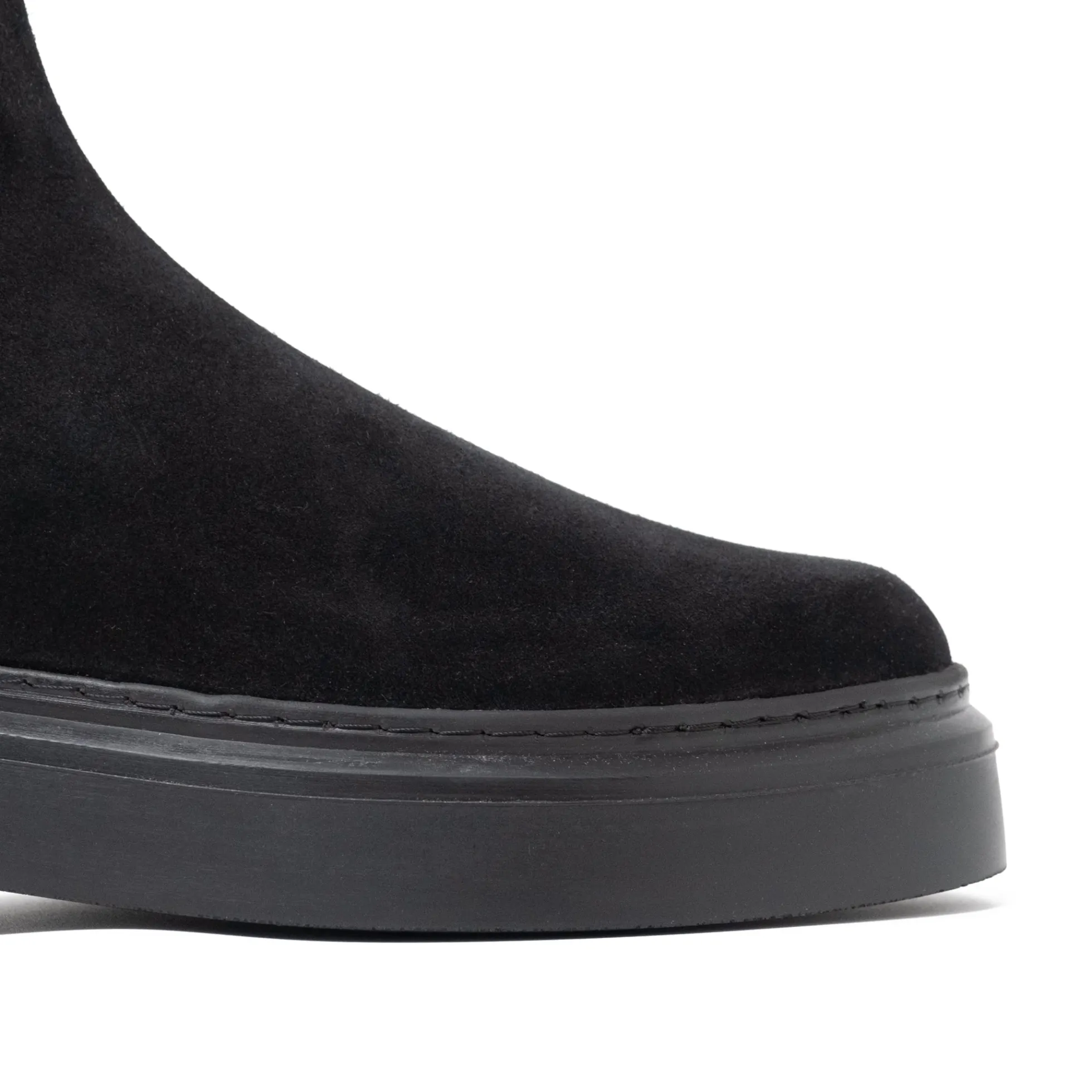 Walk London Club Chelsea Boot Black Nubuck Best