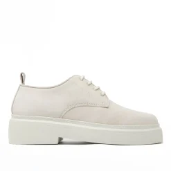 Walk London Club Derby Shoe Off White Nubuck Hot
