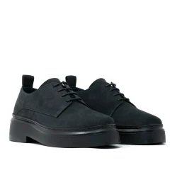 Walk London Club Derby Shoe Black Discount
