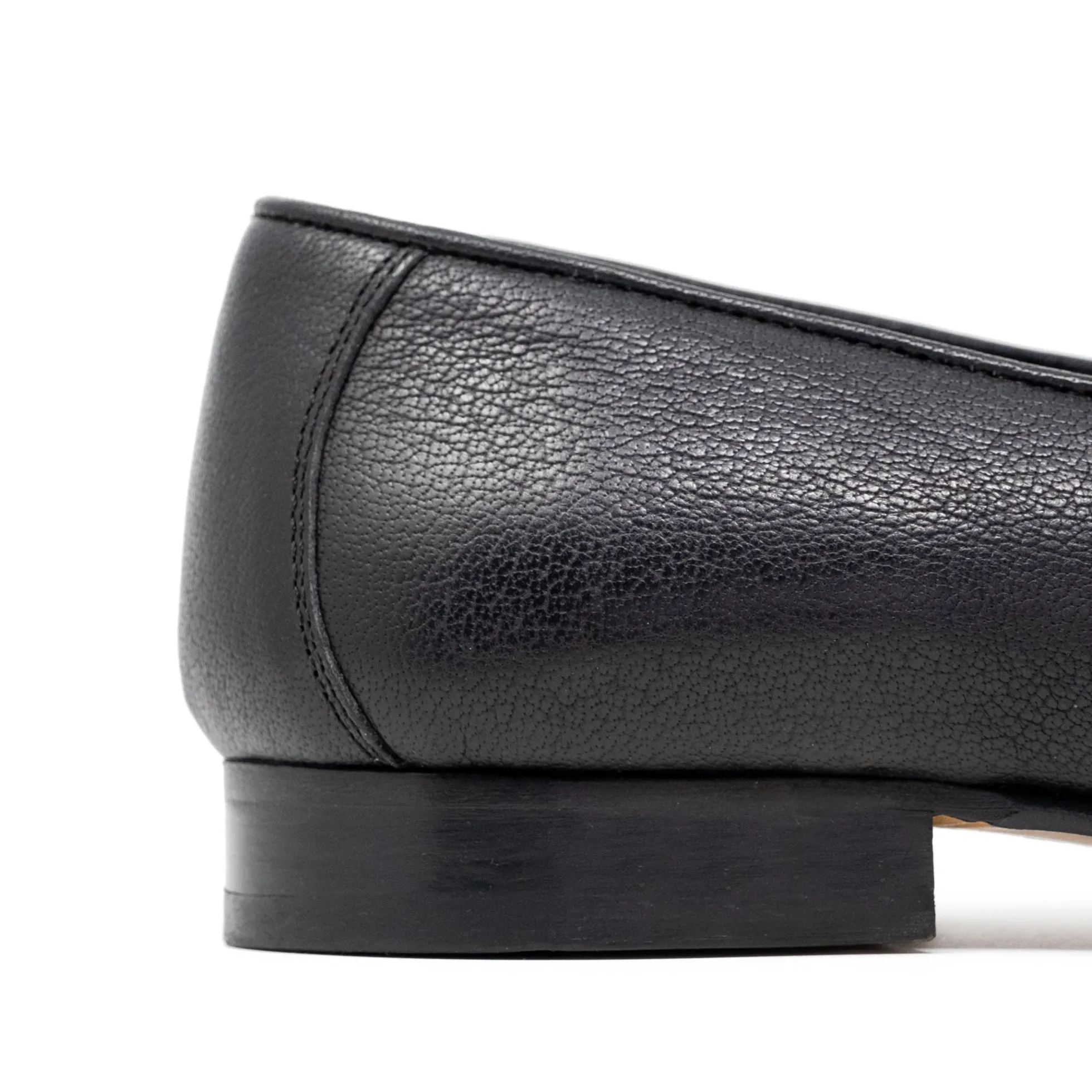 Walk London Como Trim Loafer Black Leather Best Sale