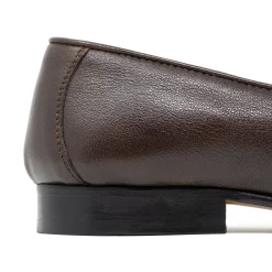Walk London Como Trim Loafer Brown Leather Discount