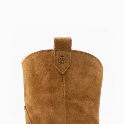 Walk London Cora Western Boot Tan Suede Best Sale