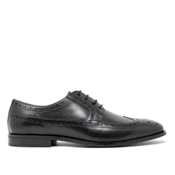 Walk London Florence Brogue Shoe Black Shop