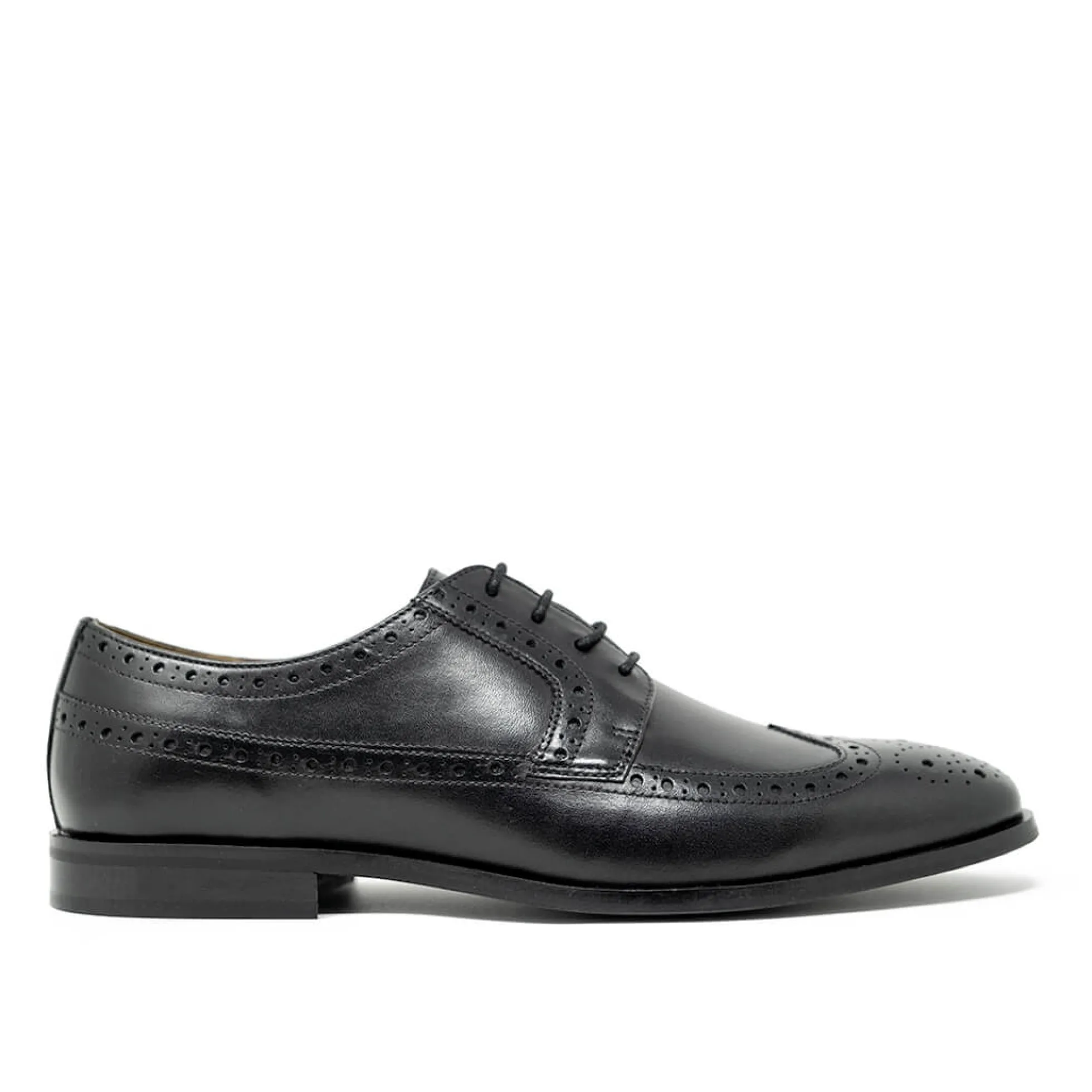 Walk London Florence Brogue Shoe Black Shop
