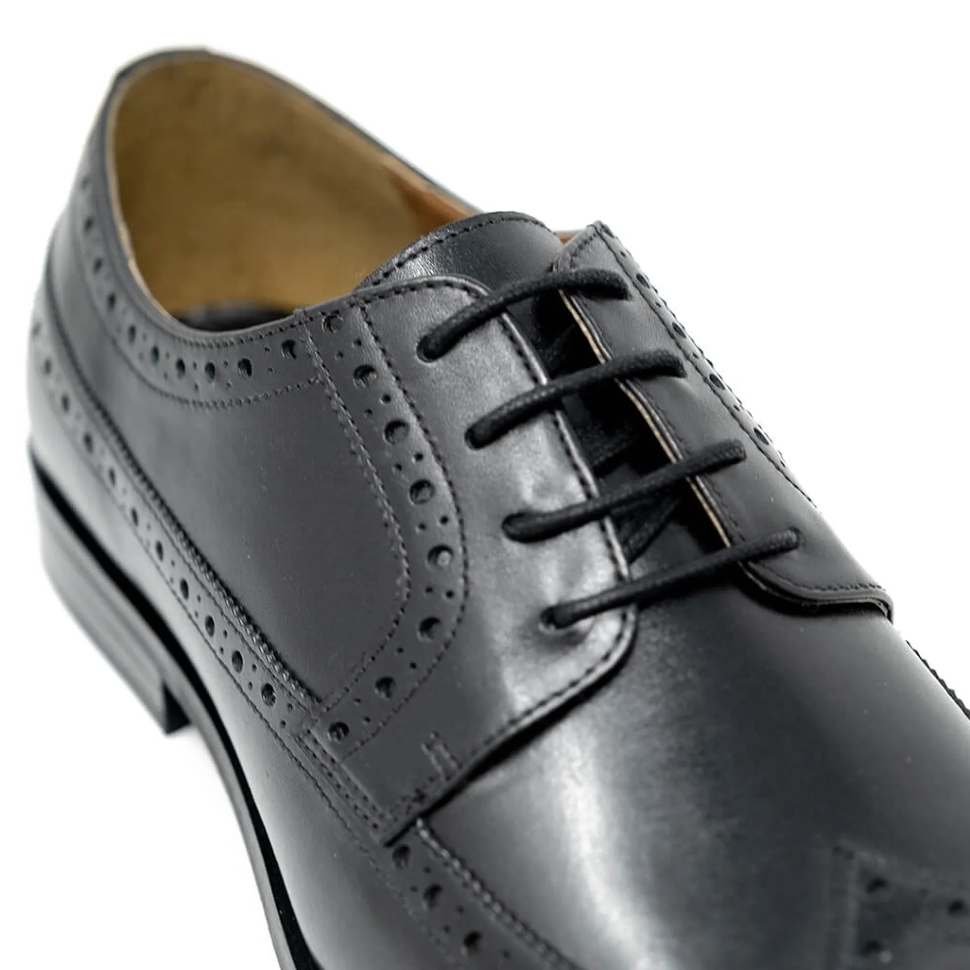 Walk London Florence Brogue Shoe Black Shop