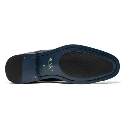 Walk London Florence Embossed Derby Shoe Black Clearance