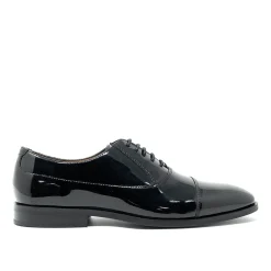 Walk London Florence Oxford Toe Cap Shoe Black Hot