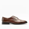 Walk London Florence Oxford Toe Cap Shoe Brown Store