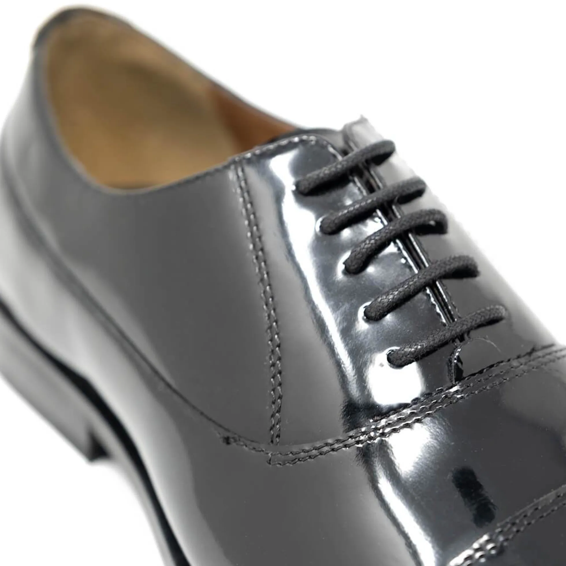 Walk London Florence Oxford Toe Cap Shoe Black Hot