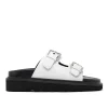 Walk London Garda Sandal White Cheap