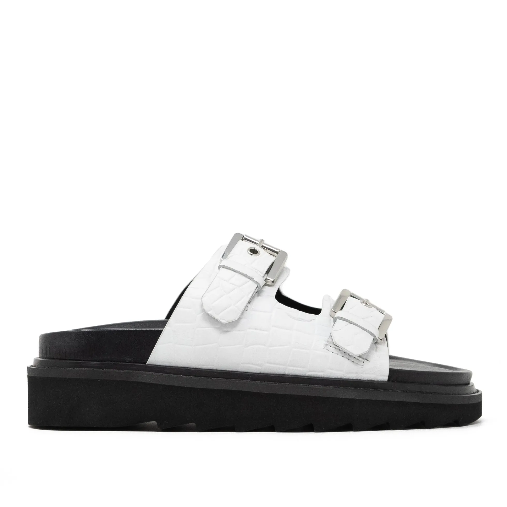Walk London Garda Sandal White Cheap