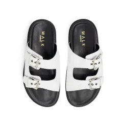 Walk London Garda Sandal White Cheap