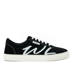 Walk London Hawk Sneaker Black Suede Flash Sale