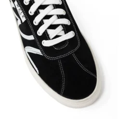 Walk London Hawk Sneaker Black Suede Flash Sale