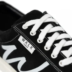 Walk London Hawk Sneaker Black Suede Flash Sale