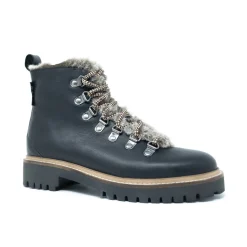 Walk London Holly Hiking Boot Black Clearance